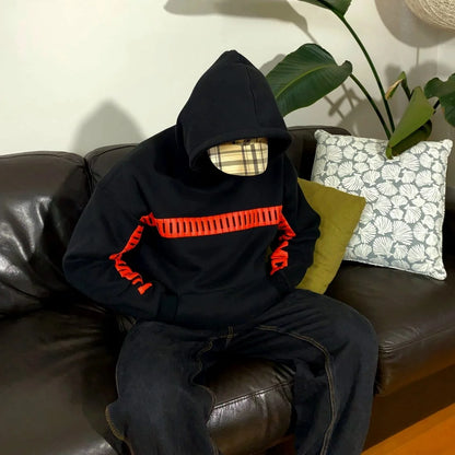 “I Love This much hoodie Limits” Oversized Black Hoodie.