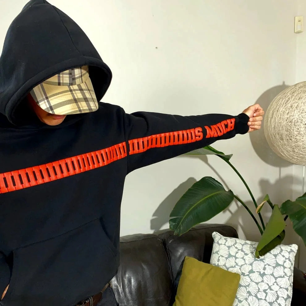 “I Love This much hoodie Limits” Oversized Black Hoodie.