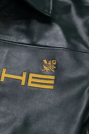 Porsche Green Leather Jacket from Elexwear.