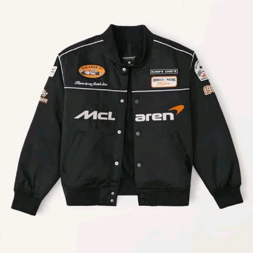 Elexwear Apex Racing Bomber Mclaren black Jacket.