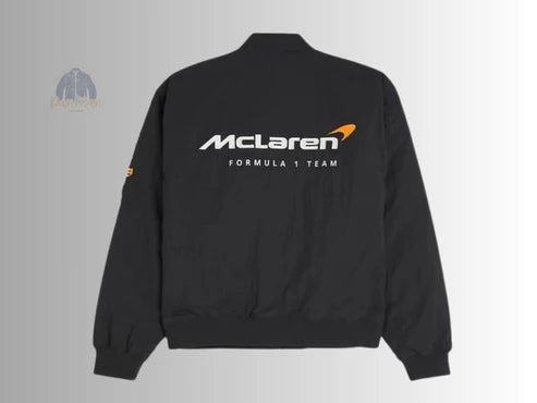 Elexwear Apex Racing Bomber Mclaren black Jacket.